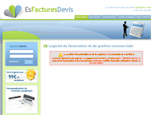 Tablet Screenshot of esfacturesdevis.com